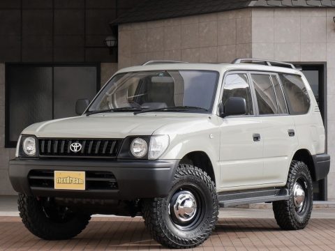 ランクル　９５　プラド　ランドクルーザー　TOYOTA　人気　四駆　４WD　ナローボディー　カスタム　フレックスドリーム　丸目換装　シートカバー　ハンドル交換　 (5)